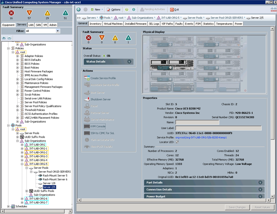 Open the KVM console for the.png