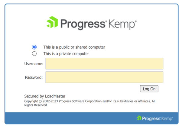 Edge Security Pack (ESP) – Kemp Support