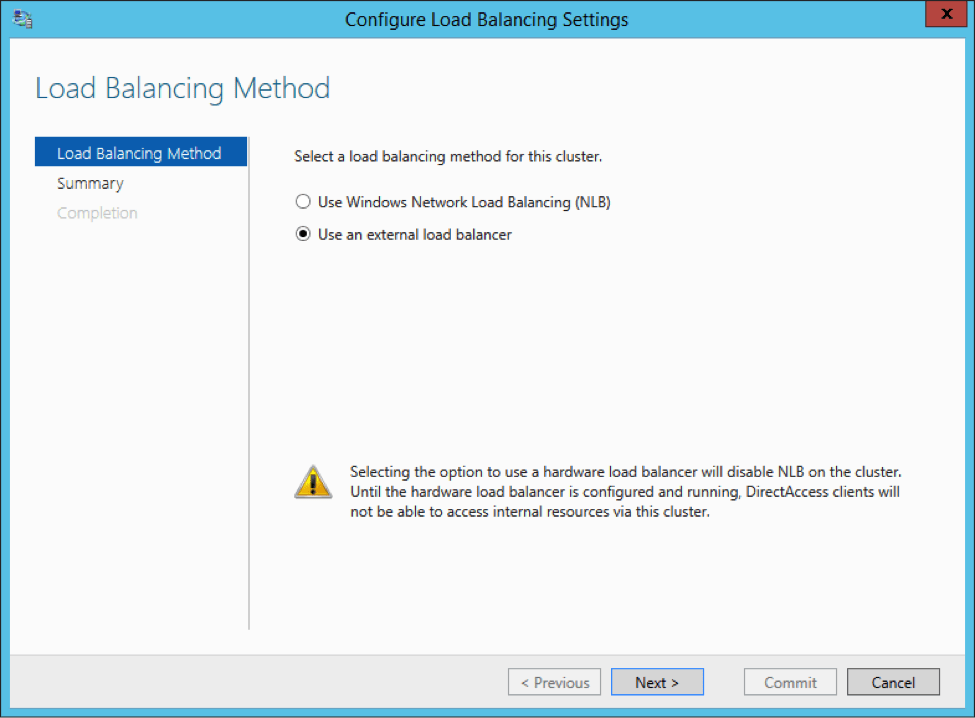 Direct Access from NLB to KEMP LoadMaster 1