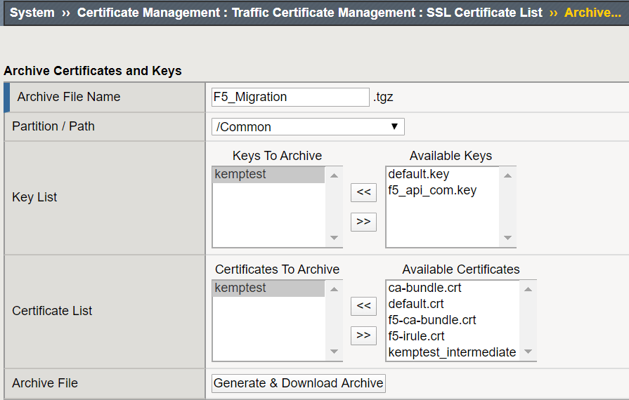 How to migrate your F5 BIG IP Exchange Service to Kemp using Edge