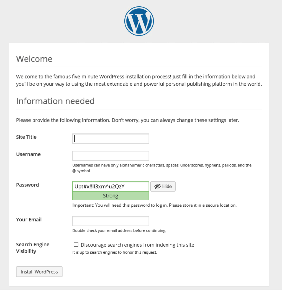 WordPress in Azure deployment guide