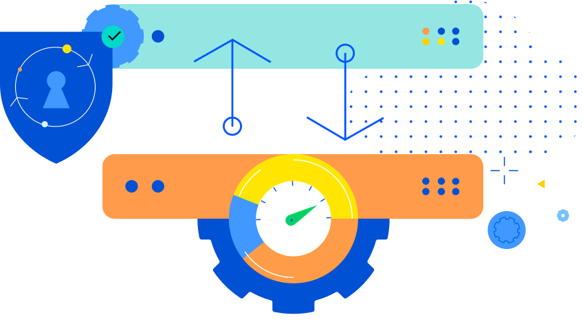 secure folder sharing illustration