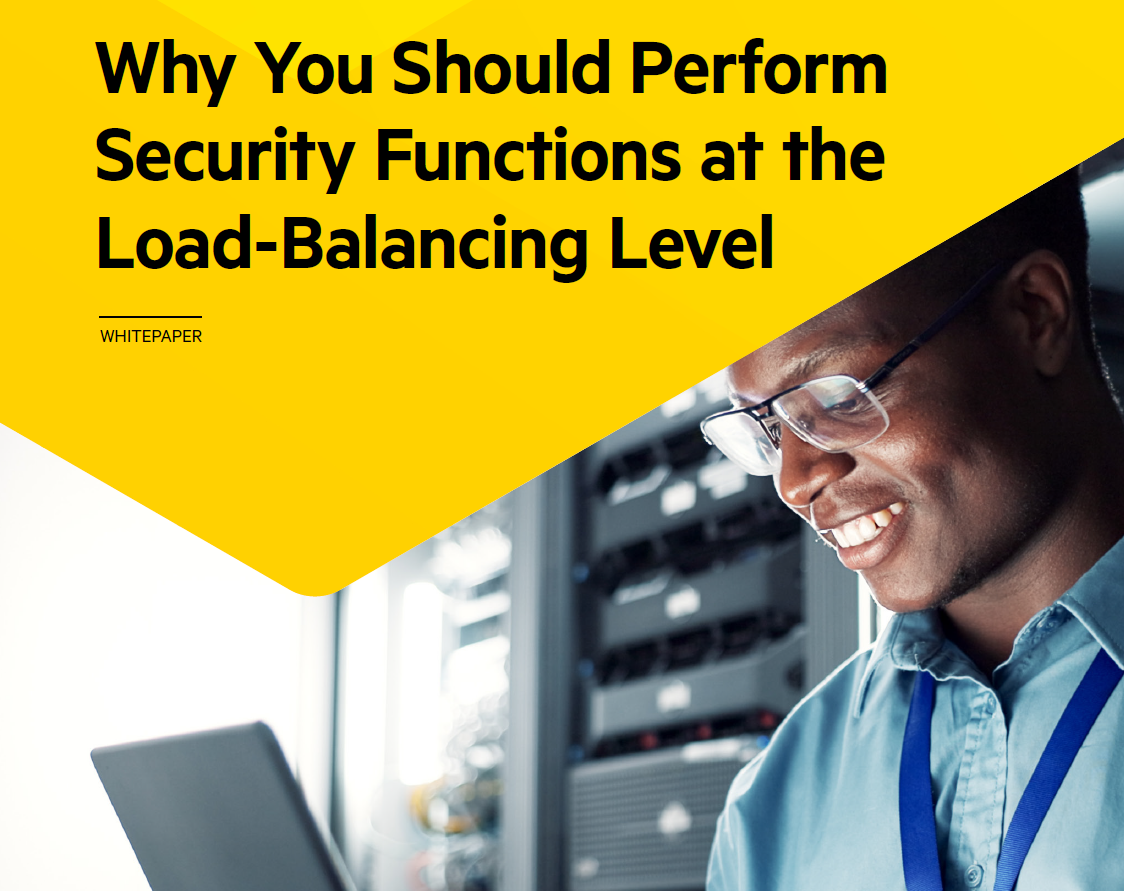 Security Function at Load-Balancing Level